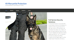 Desktop Screenshot of k9mercantileprotection.com